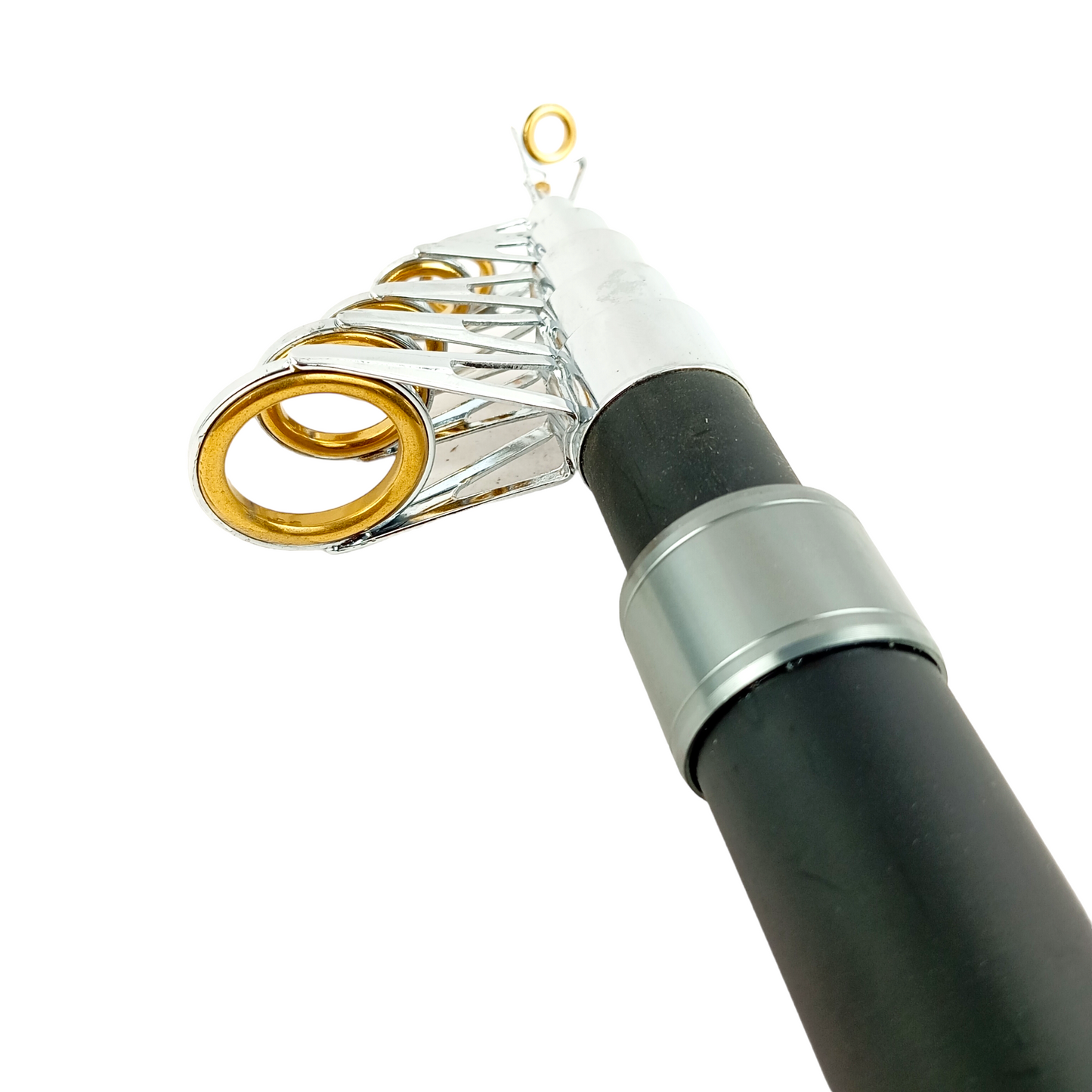 Power Fighter Tiger Telescopic Fishing Spinning Rod Guide Full Close Up Image