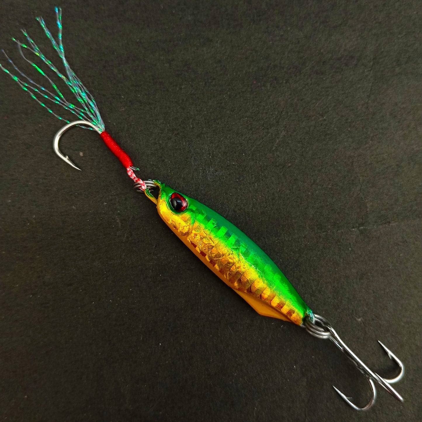 Pushpa Jigs Lure with Single Assist and Treble Hooks 20gms