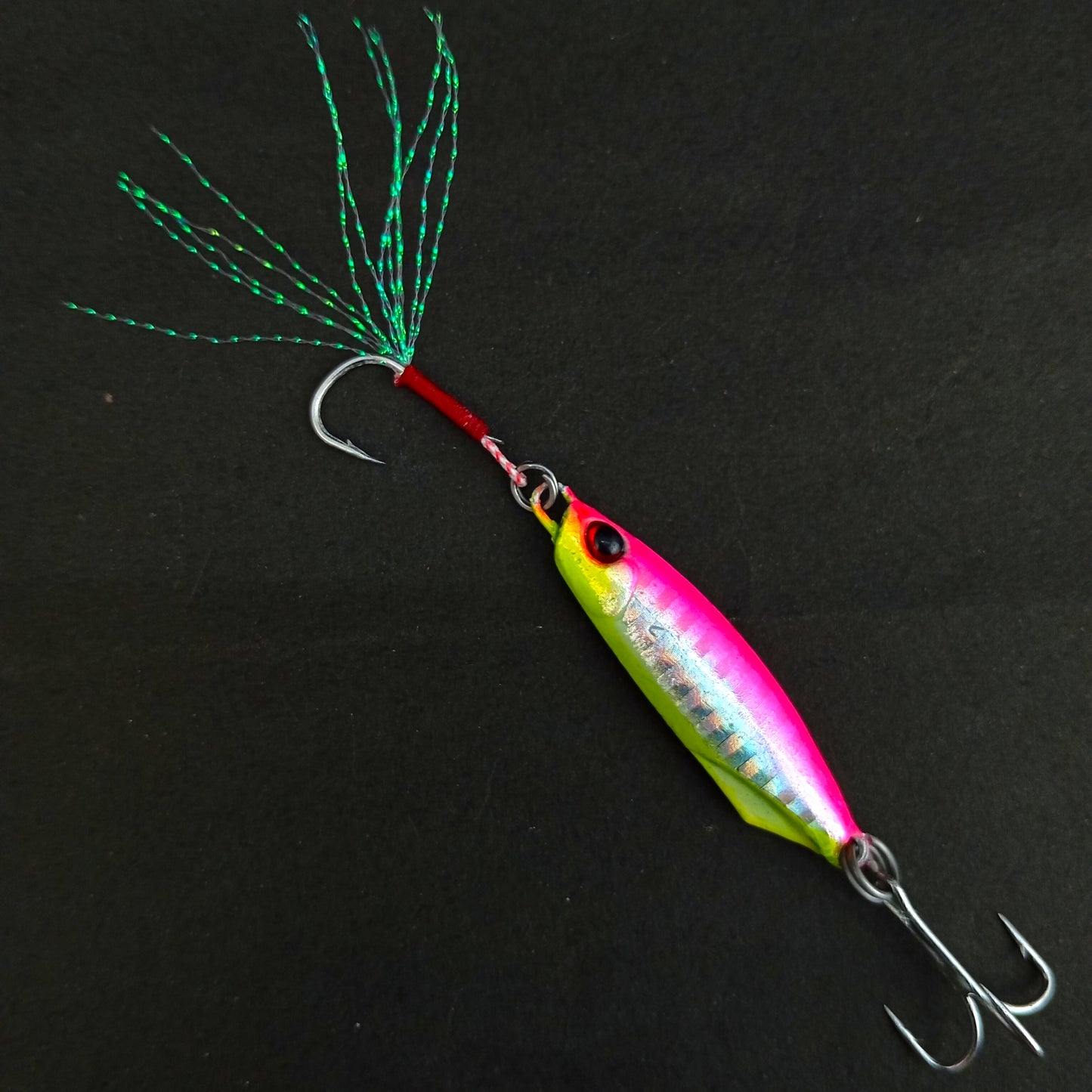 Pushpa Jigs Lure with Single Assist and Treble Hooks 20gms