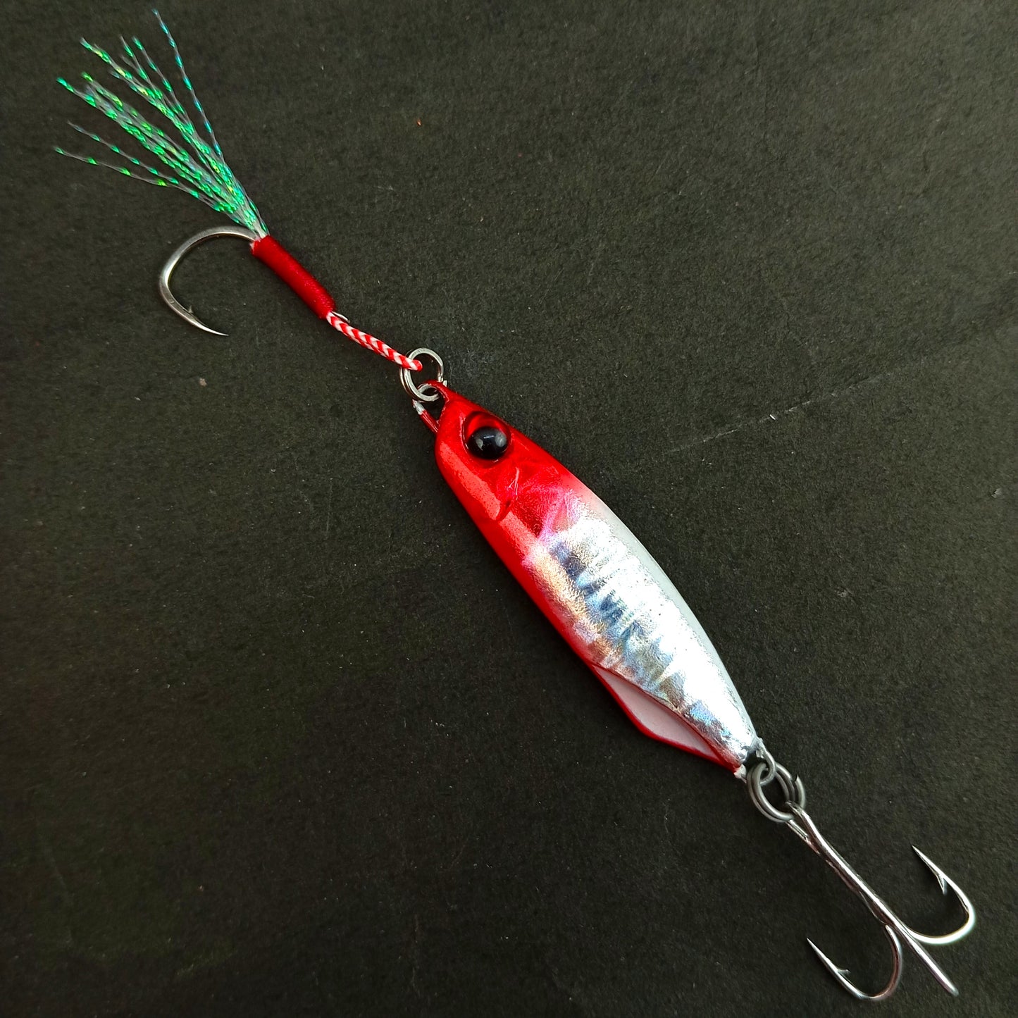 Pushpa Jigs Lure with Single Assist and Treble Hooks |30gms