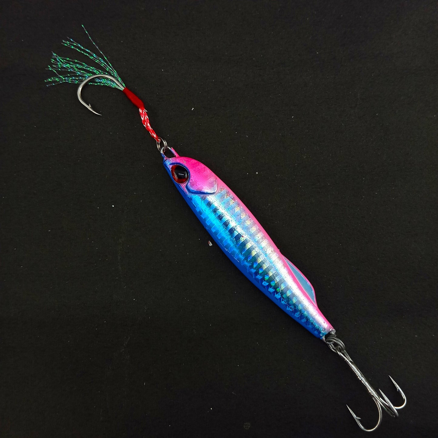 Pushpa Jigs Lure with Single Assist and Treble Hooks -60gms