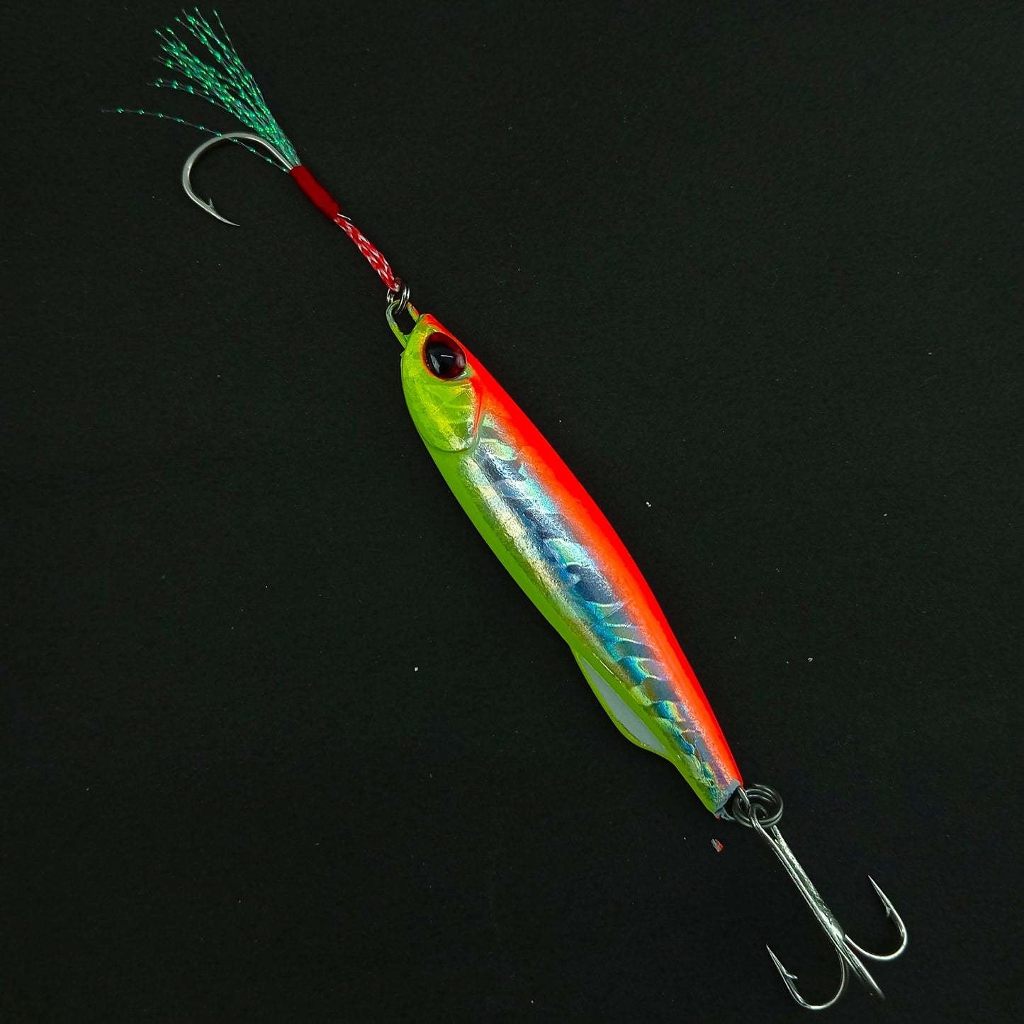 Pushpa Jigs Lure with Single Assist and Treble Hooks -60gms