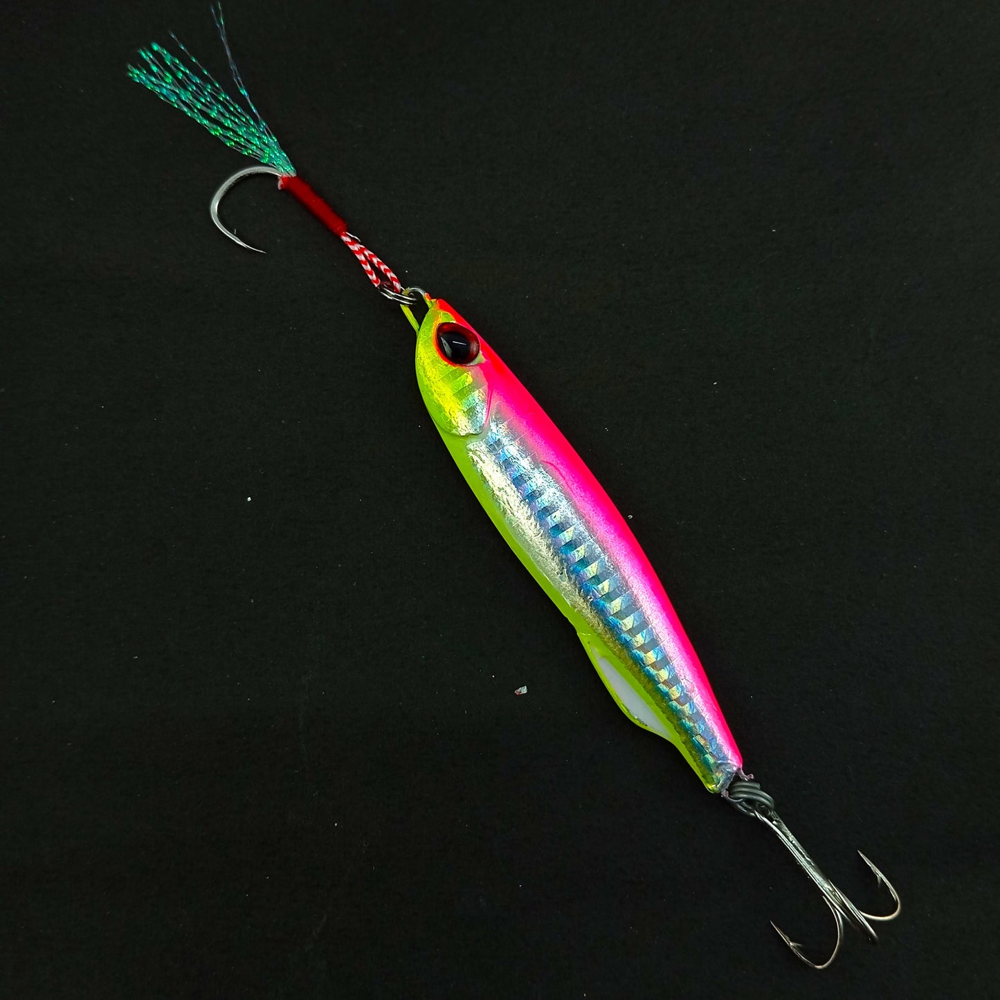 Pushpa Jigs Lure with Single Assist and Treble Hooks -60gms