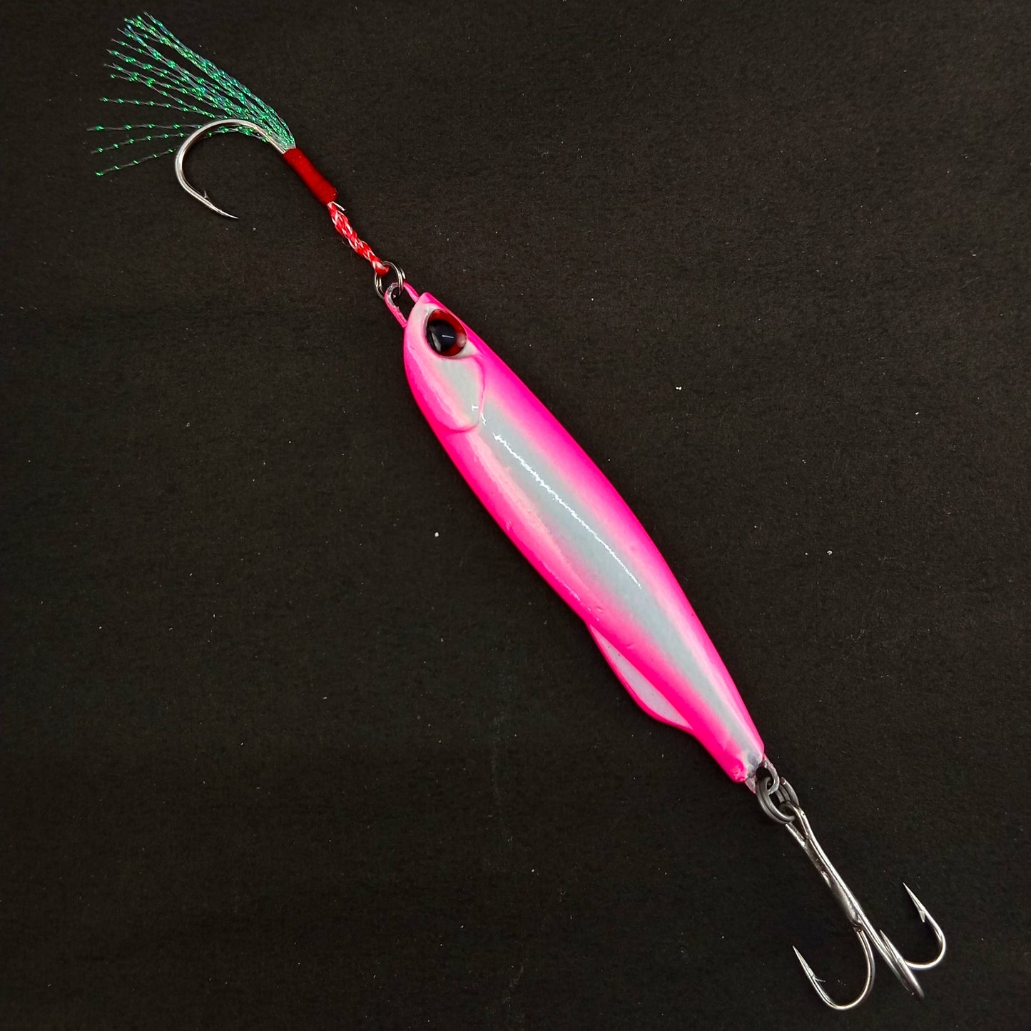 Pushpa Jigs Lure with Single Assist and Treble Hooks -60gms