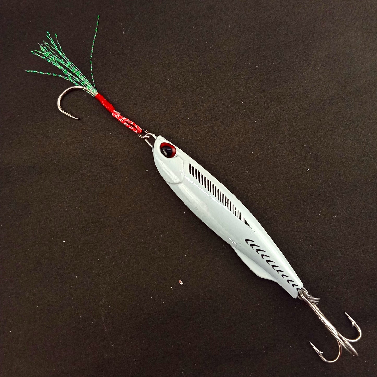 Pushpa Jigs Lure with Single Assist and Treble Hooks -60gms