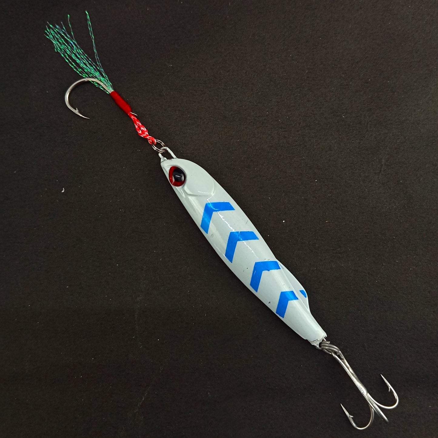 Pushpa Jigs Lure with Single Assist and Treble Hooks -60gms