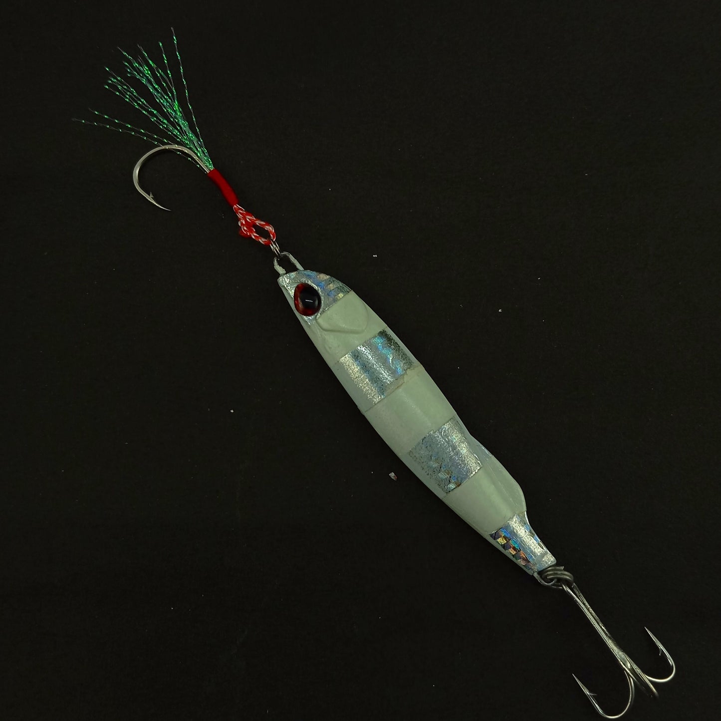 Pushpa Jigs Lure with Single Assist and Treble Hooks -60gms