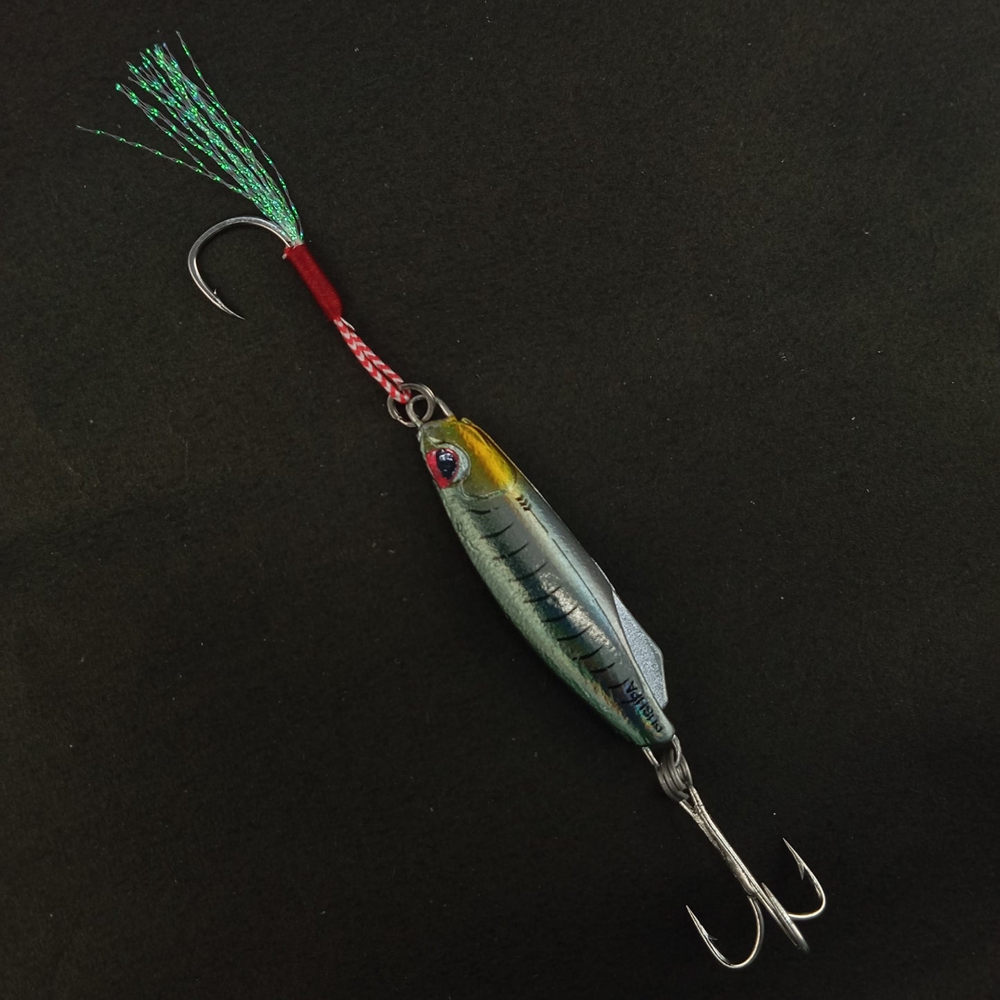 Pushpa Jigs Lure with Single Assist and Treble Hooks | 30gms