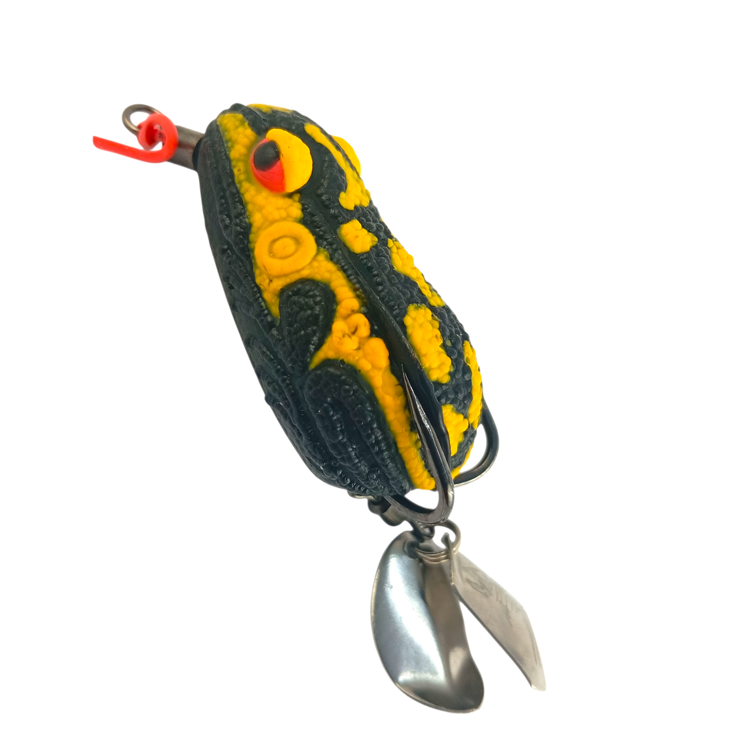 Real Warrior Dr Frog Croaky Size 4.5cm 11gms| Hand Made Fishing Frog Lure