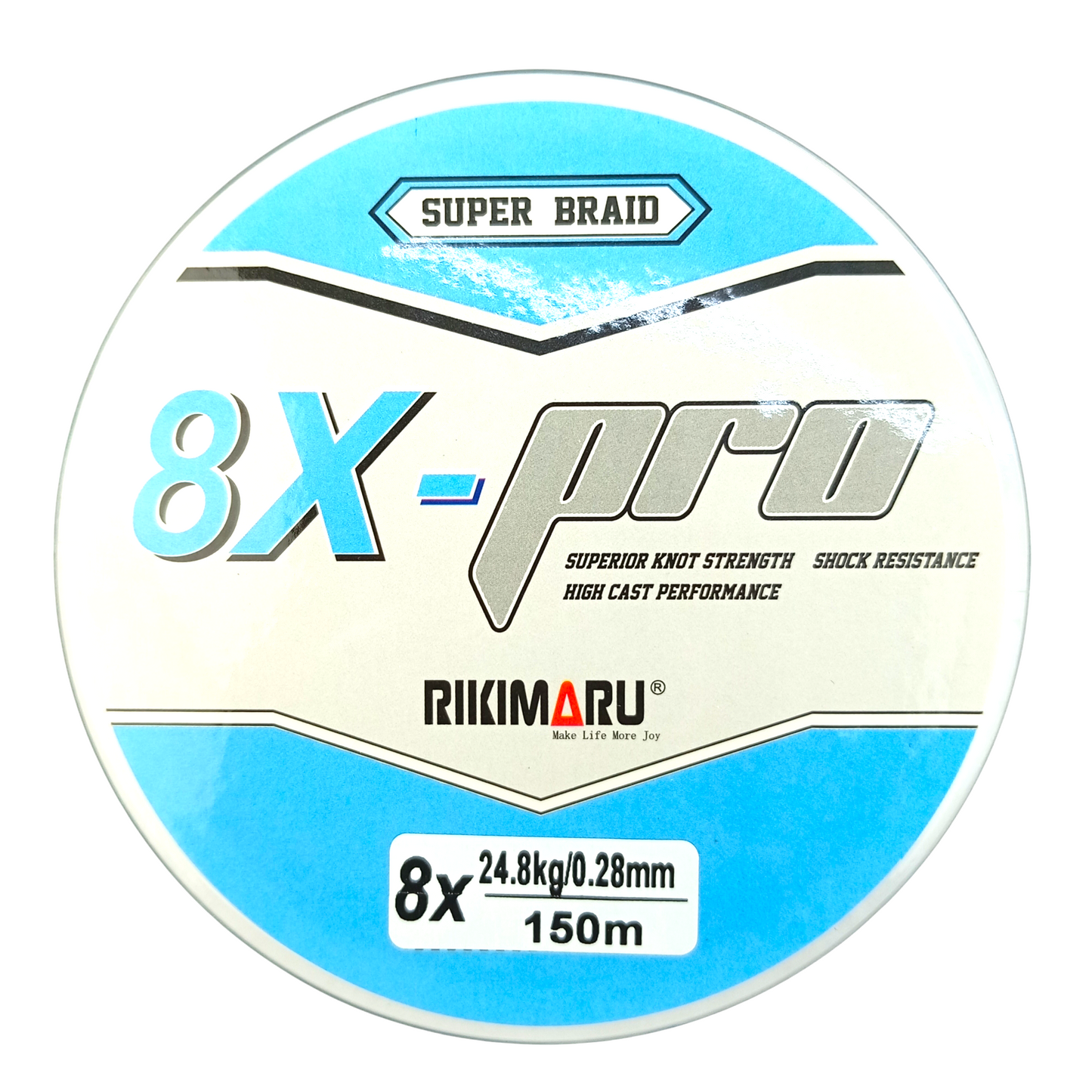 Rikimoru 8X-Pro Braided Line 150m-Spools