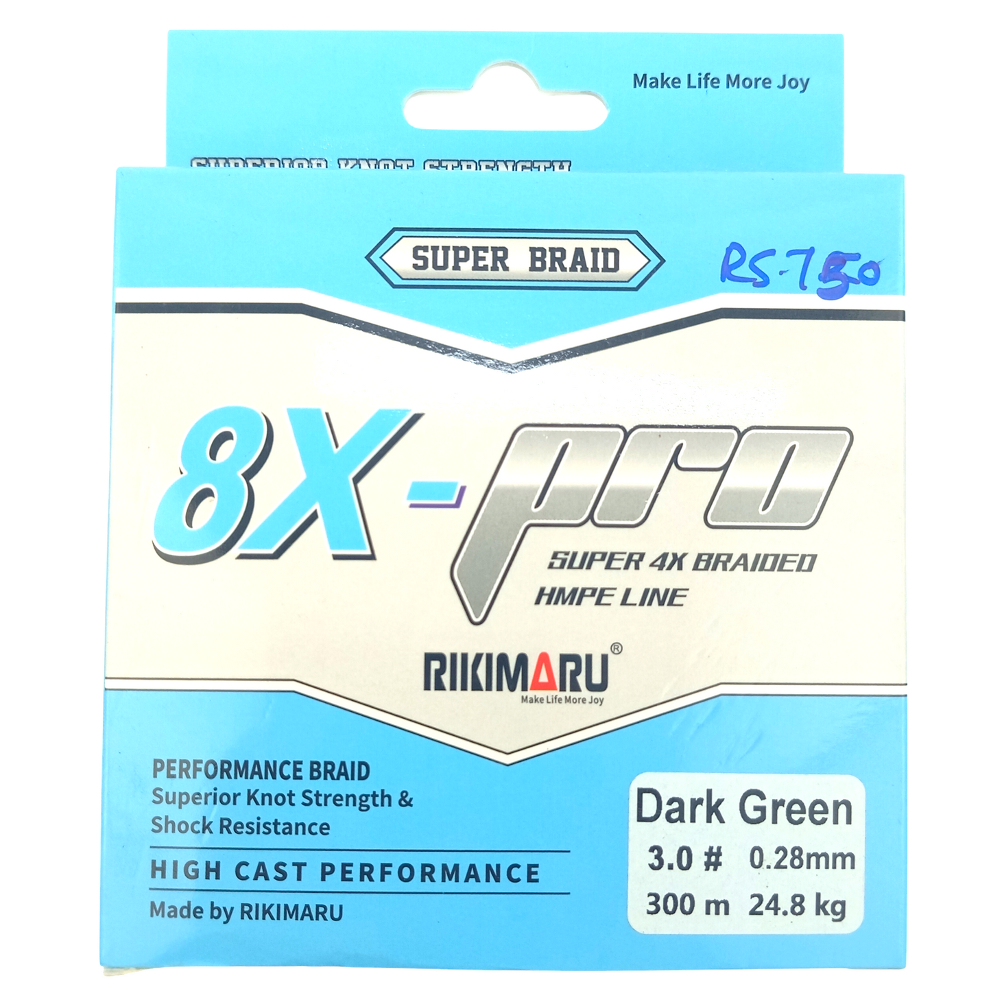 Rikimoru 8X-Pro Braided Line 300m-Spools