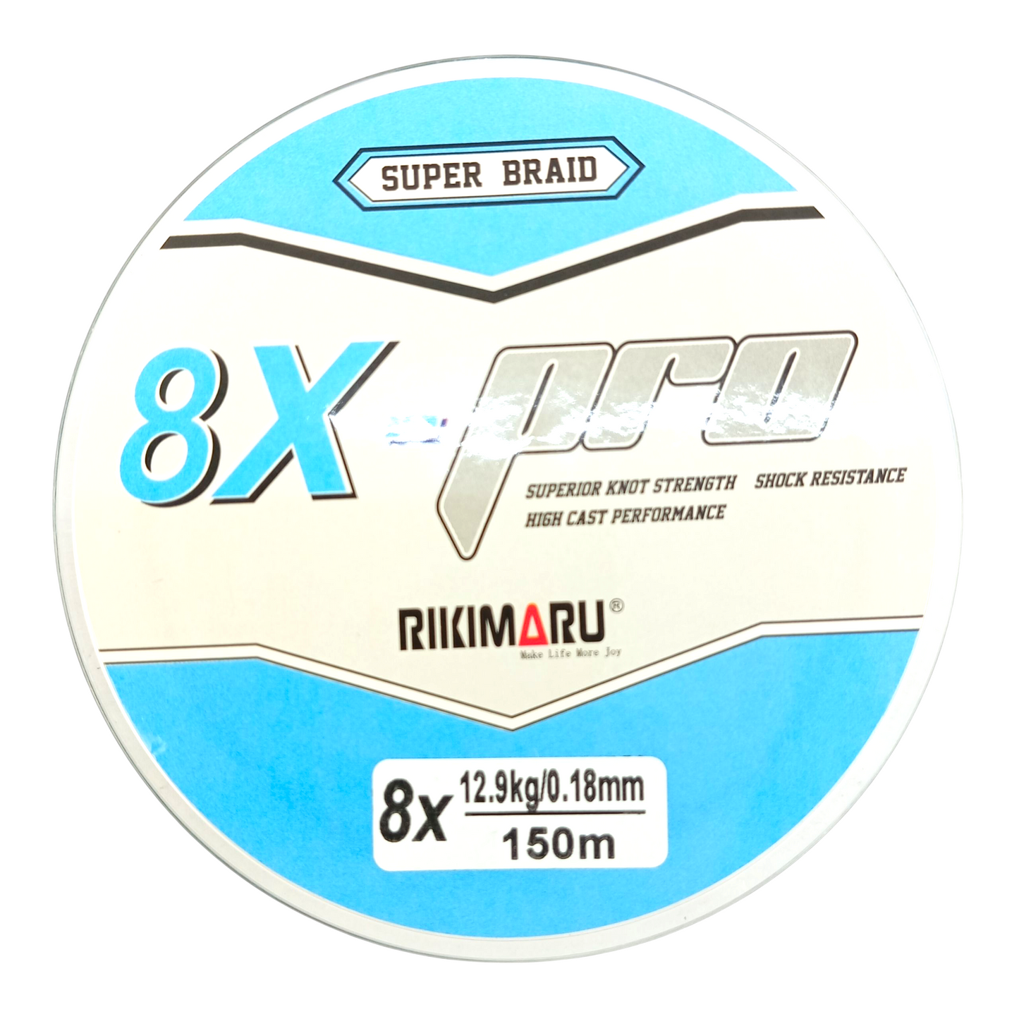 Rikimoru 8X-Pro Braided Line 150m-Spools