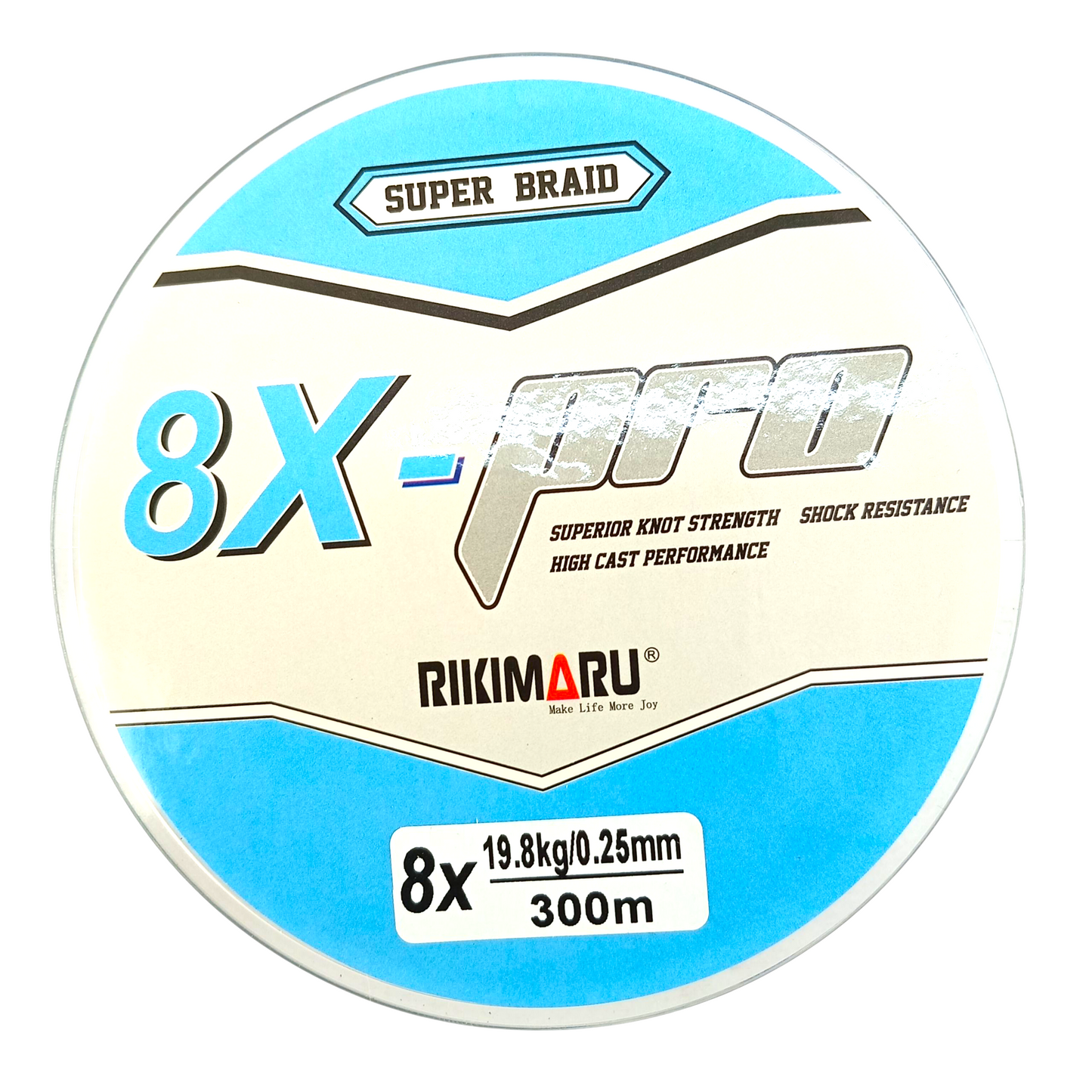 Rikimoru 8X-Pro Braided Line 300m-Spools