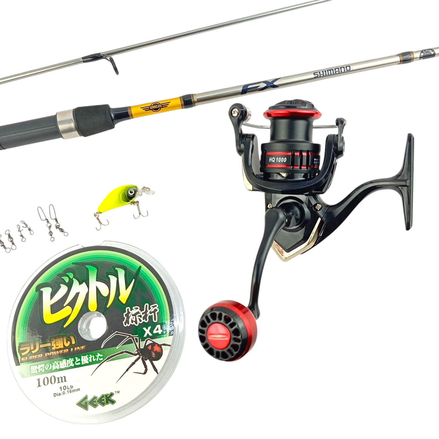 Shimano FX5.6ft UL Rod & HQ1000 Reel Combo