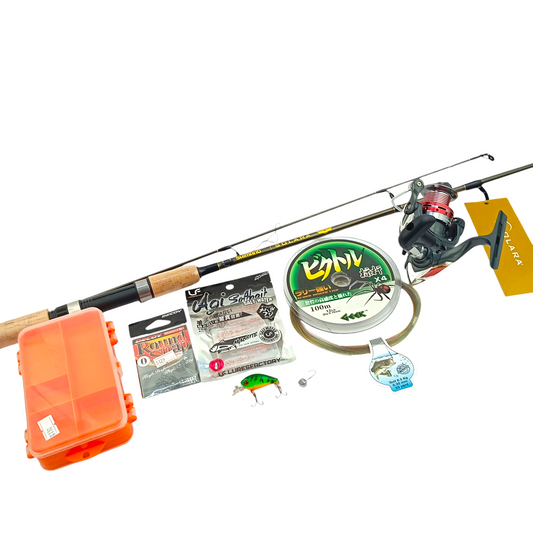 Shimano Solara 5.6ft Ultra Light Fishing Combo | Lure Factory Aji | FK1000 Reel