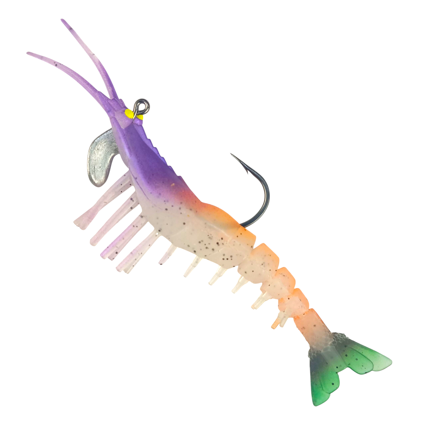 Shrimp With Worm Hooks |13cm |17gms |Fishing Lure