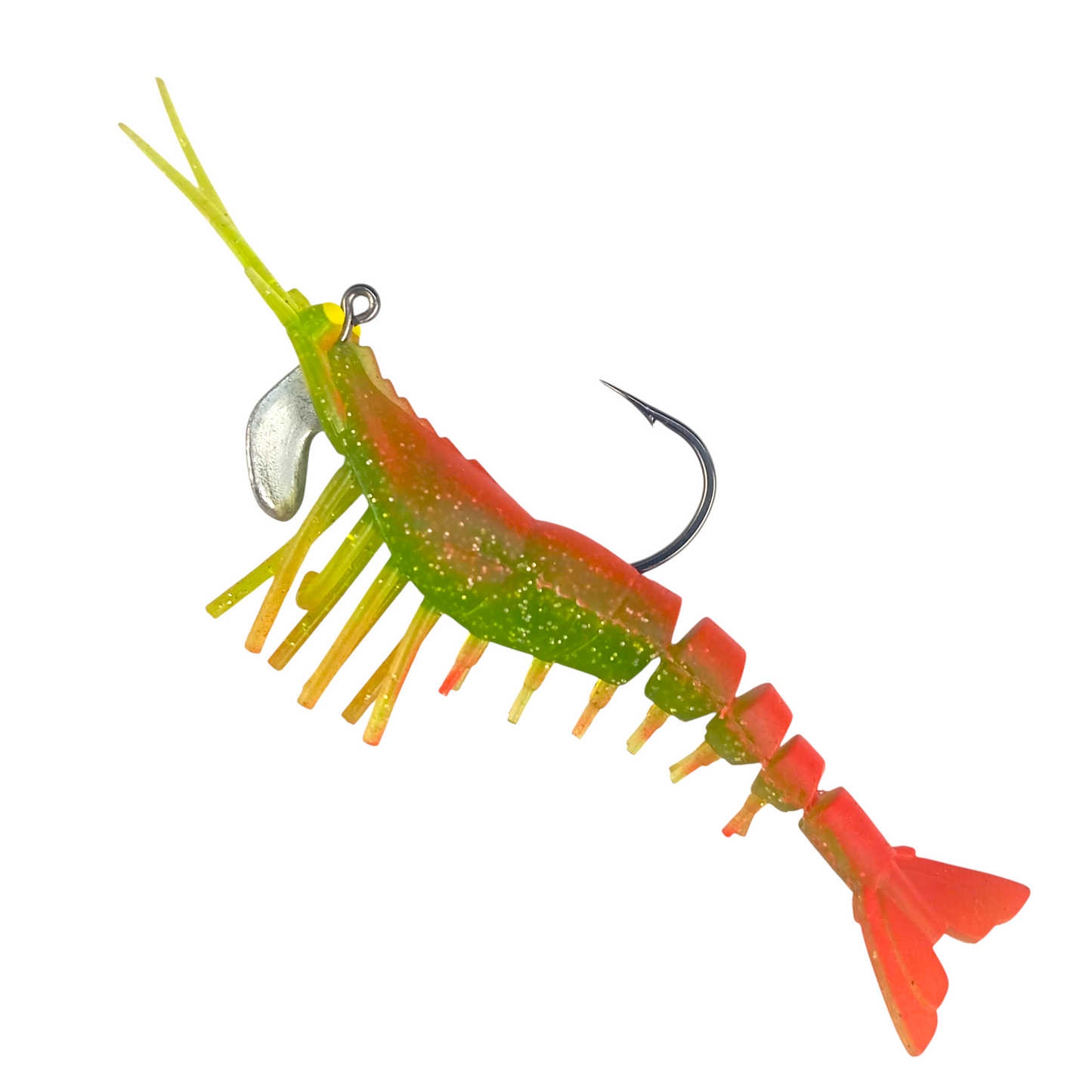 Shrimp With Worm Hooks |13cm |17gms |Fishing Lure