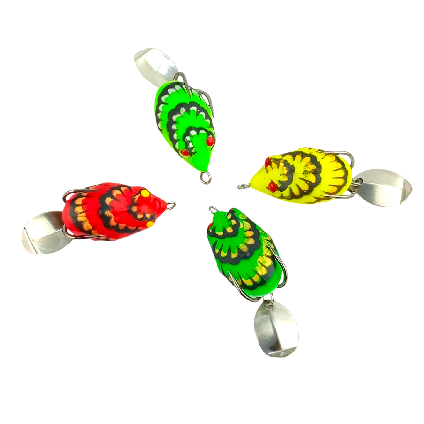 Single Spinner Frog Lure 6gms-3.8mm All Colors Close Up Image