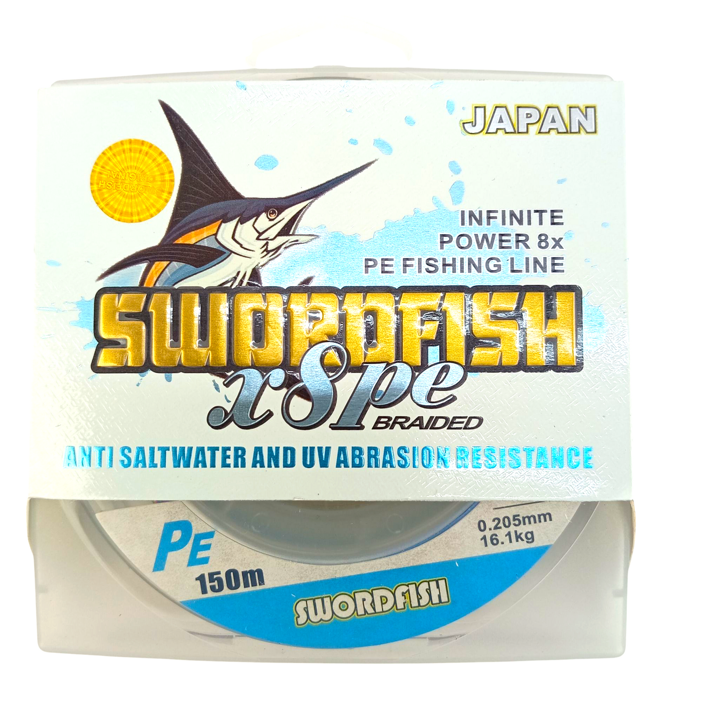 Swordfish X8 PE Multi Color Braided Line -150m Spools