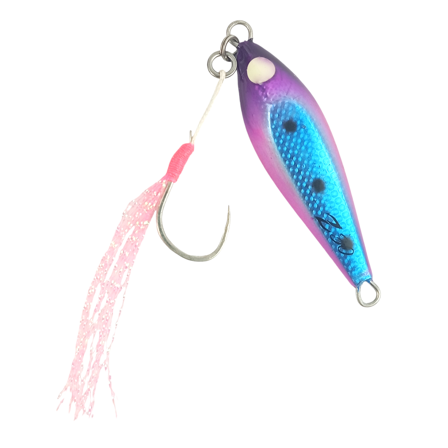 Underground Metal Jig Zest 30gms,5cm Fishing Lure Pink Purple Close Up Image