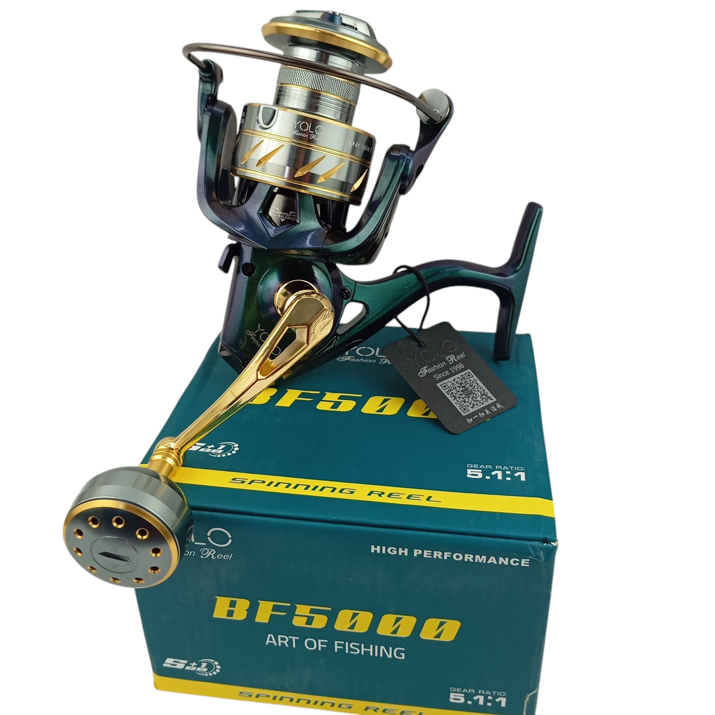 Yolo BF4000|5000| Spinning Fishing Reel | Aluminium Handle