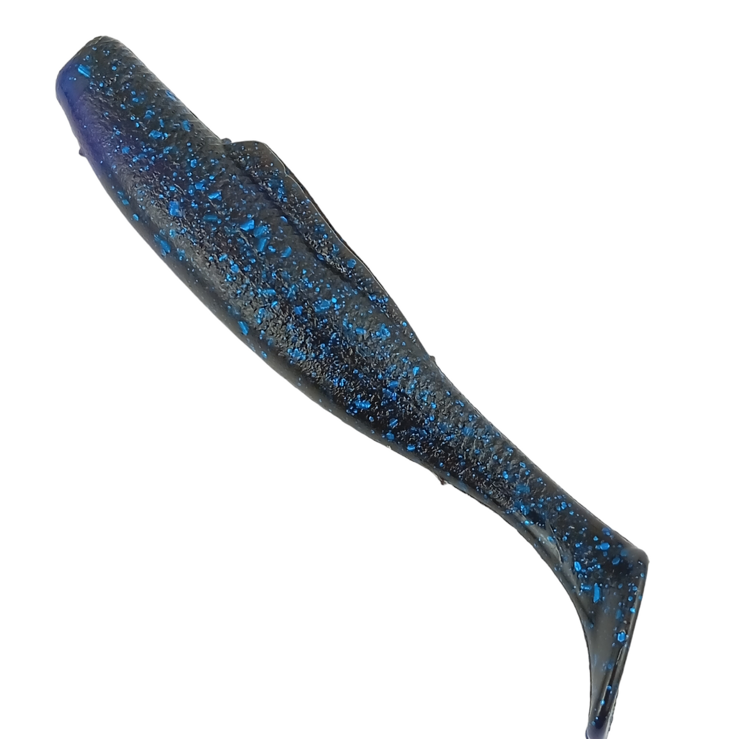 Z Man DieZel MinnowZ Size-4 Black Blue Laminate Close up Image