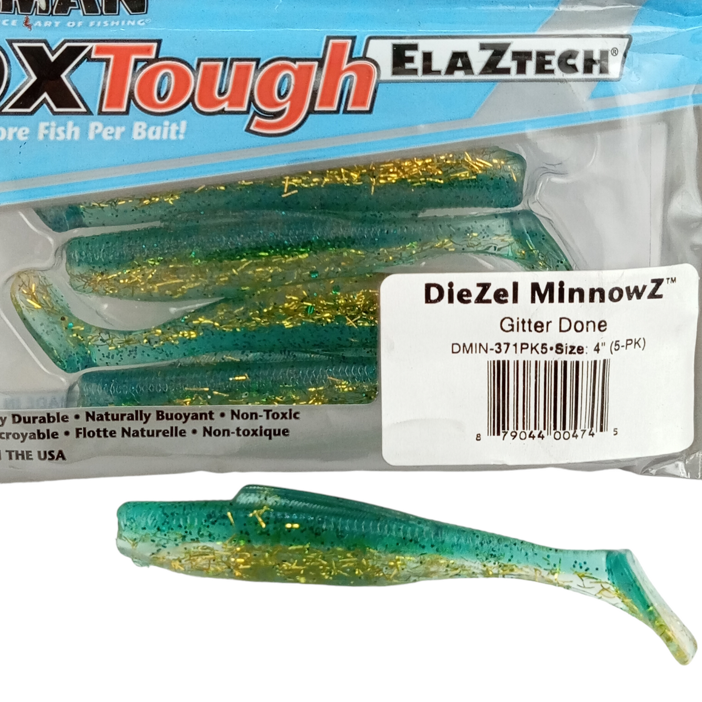 Z Man DieZel MinnowZ Size-4 Gitter Done Single Image