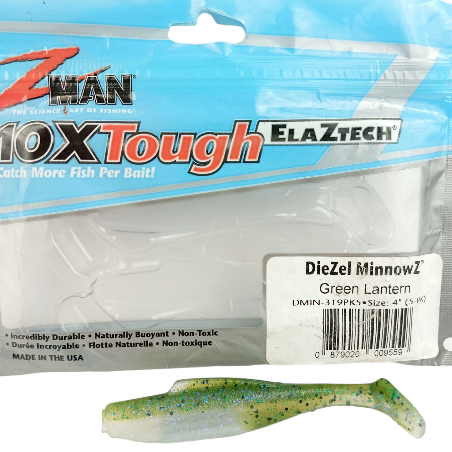 Z Man DieZel MinnowZ Size-4 Green Lantern Single Image