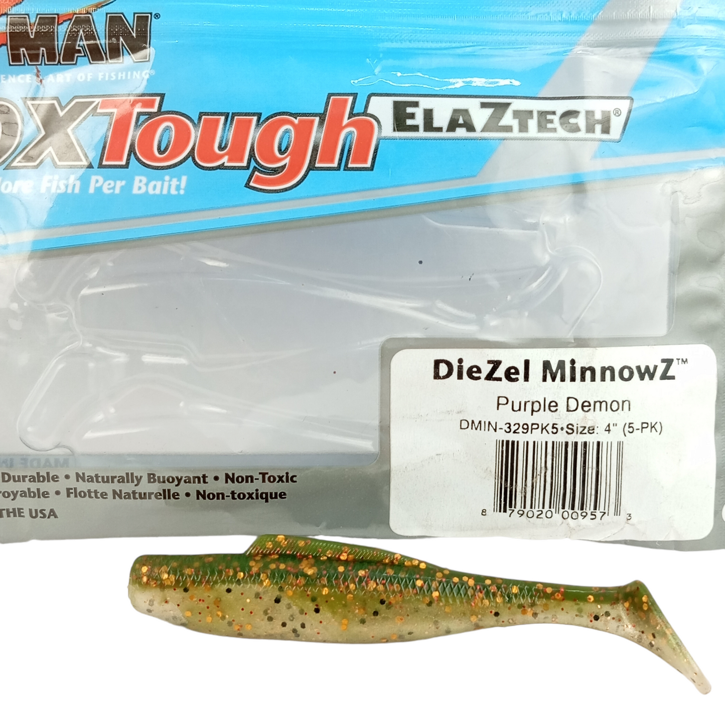 Z Man DieZel MinnowZ Size-4 Purple Demon Single Image
