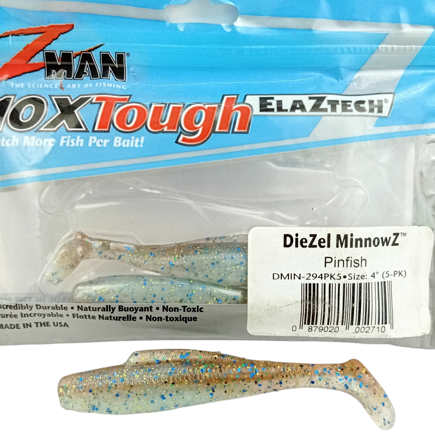 Z Man DieZel MinnowZ Size-4 Single Image Pinfish