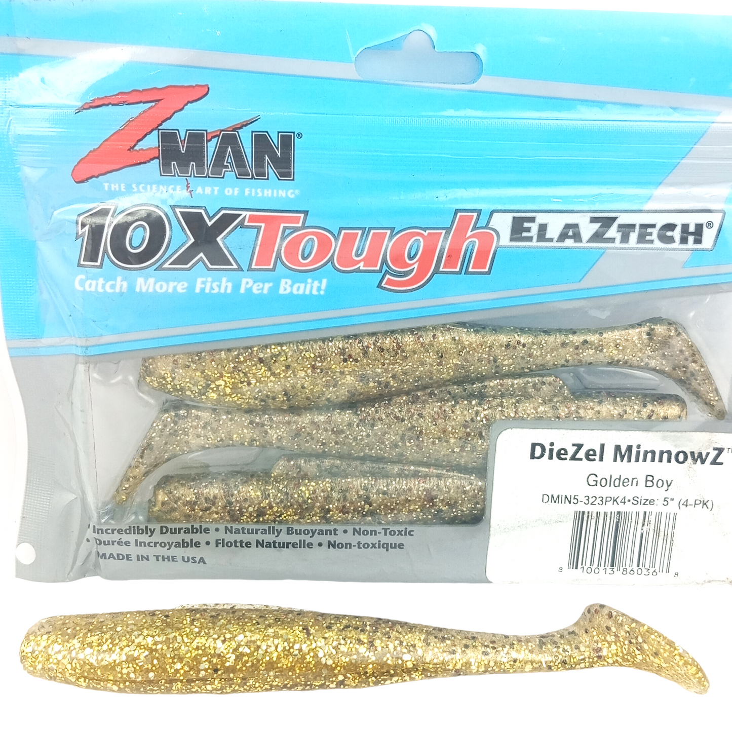 Z Man DieZel MinnowZ Size-5 Golden Boy Single Image