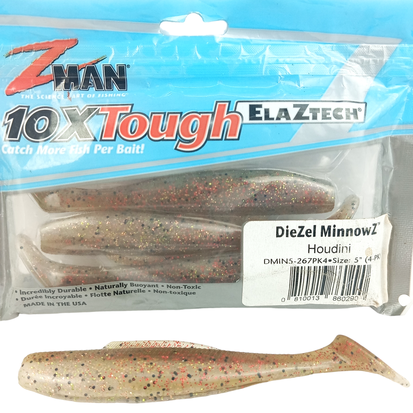 Z Man DieZel MinnowZ Size-5 Houdini Single Image