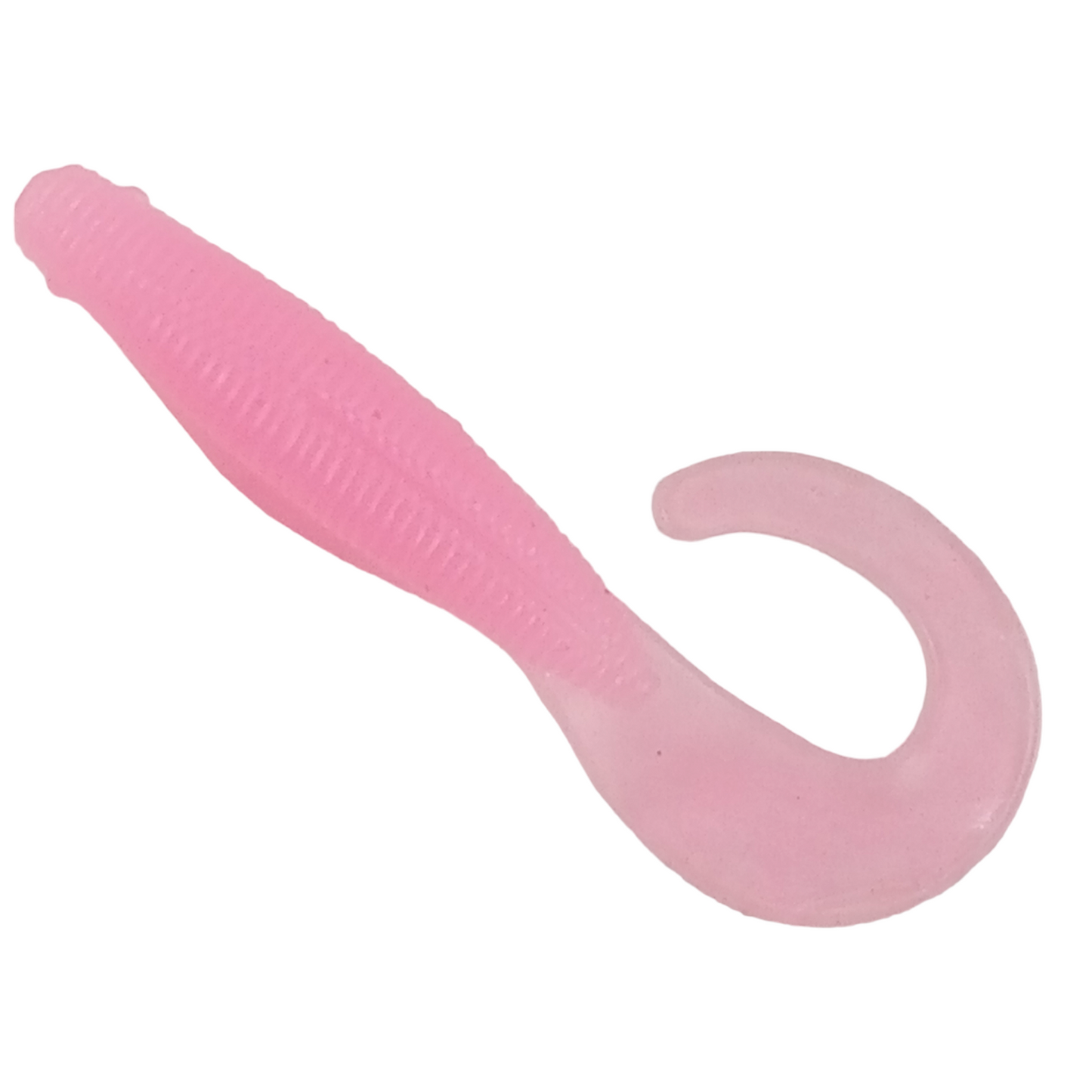 Z Man SteakZ Curly TailZ Size-4 Curly TailZ- Pink Close Up Image