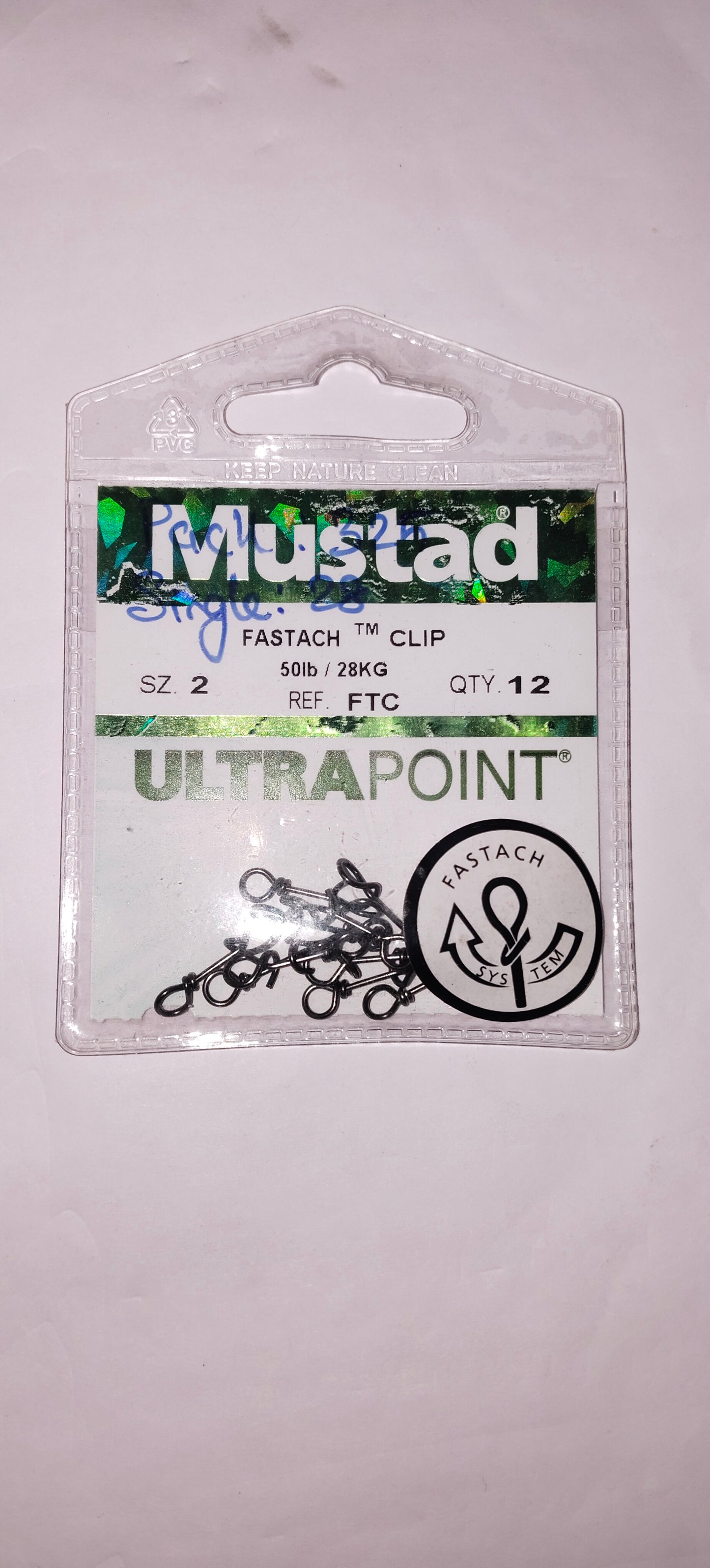 Mustad Fastach Clip| Size- 1,3,4 |Single Pc
