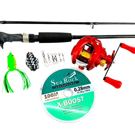 2059 Beginner Baitcasting Fresh Water Fishing Combo