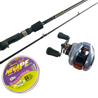 Abu Garcia Sea Caster 6'6 Baitcasting  Combo