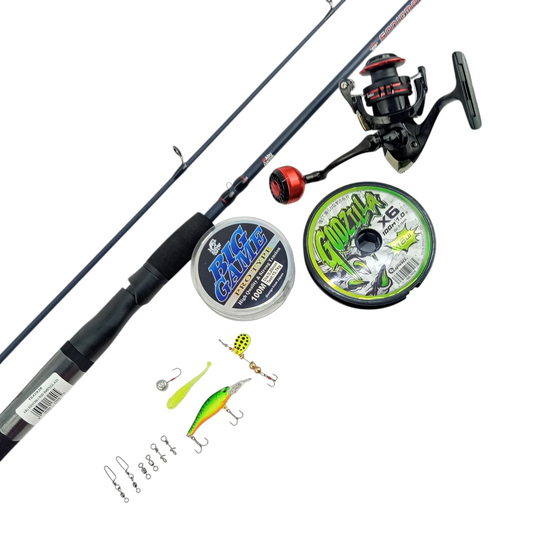 Abu Garcia Sonic Max 7ft Budget Friendly Ultralight Freshwater and Saltwater Fishing Combo
