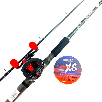 Abu Garcia Tournament SX 7ft Baitcasting Rod |Abu Garcia MAX 4X Reel Combo