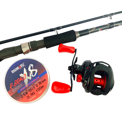 Abu Garcia Tournament SX 7ft Baitcasting Rod |Abu Garcia MAX 4X Reel Combo