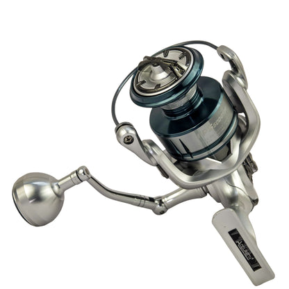 Accuretta Menethil Spinning Fishing Reel | Power Handle Aluminum Spool | 4000/5000/6000 Size