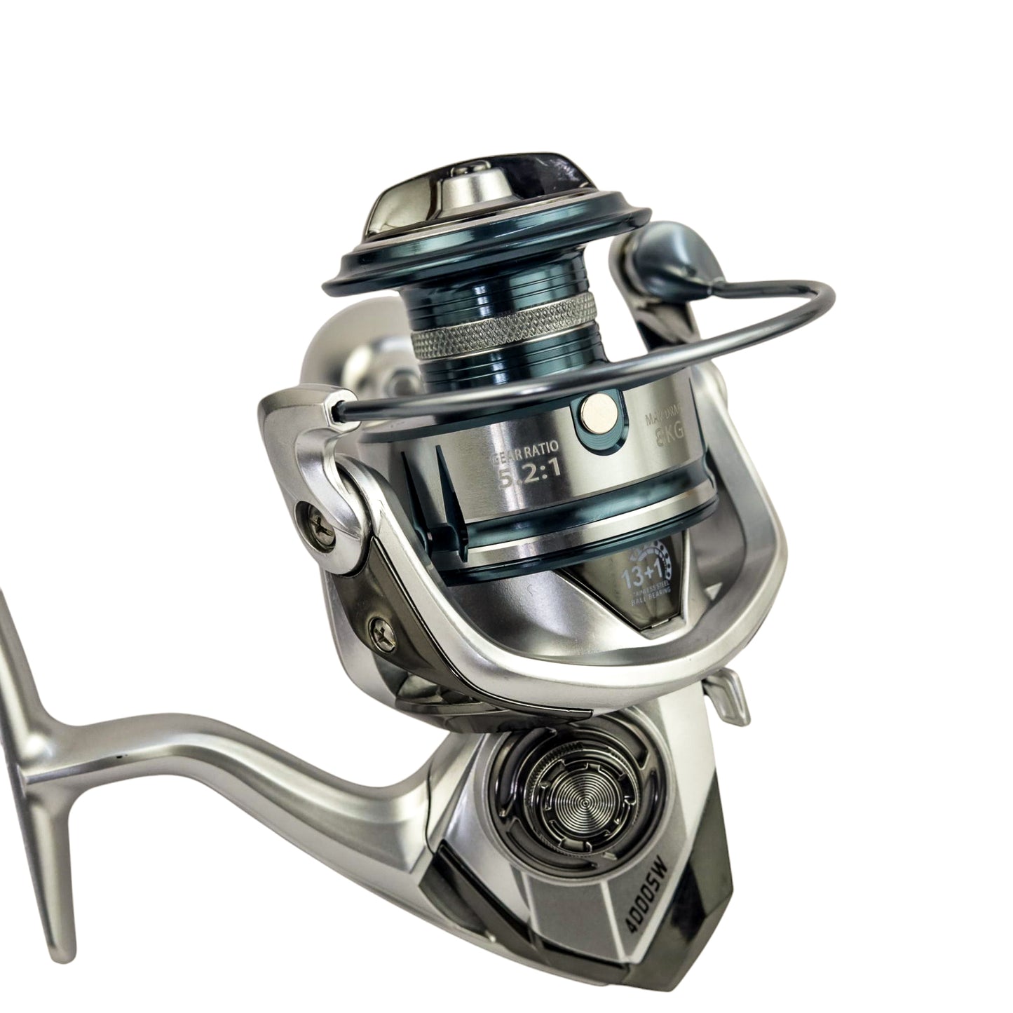 Accuretta Menethil Spinning Fishing Reel | Power Handle Aluminum Spool | 4000/5000/6000 Size
