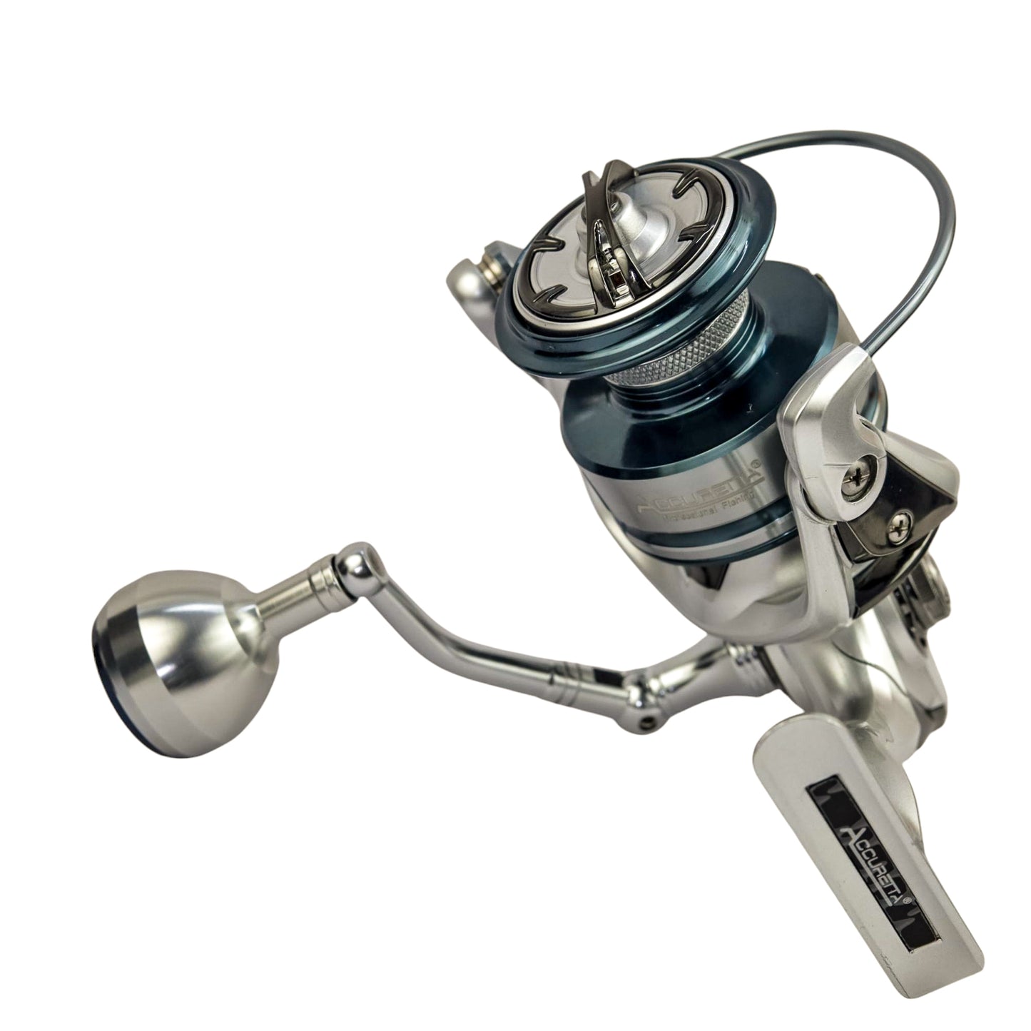 Accuretta Menethil Spinning Fishing Reel | Power Handle Aluminum Spool | 4000/5000/6000 Size