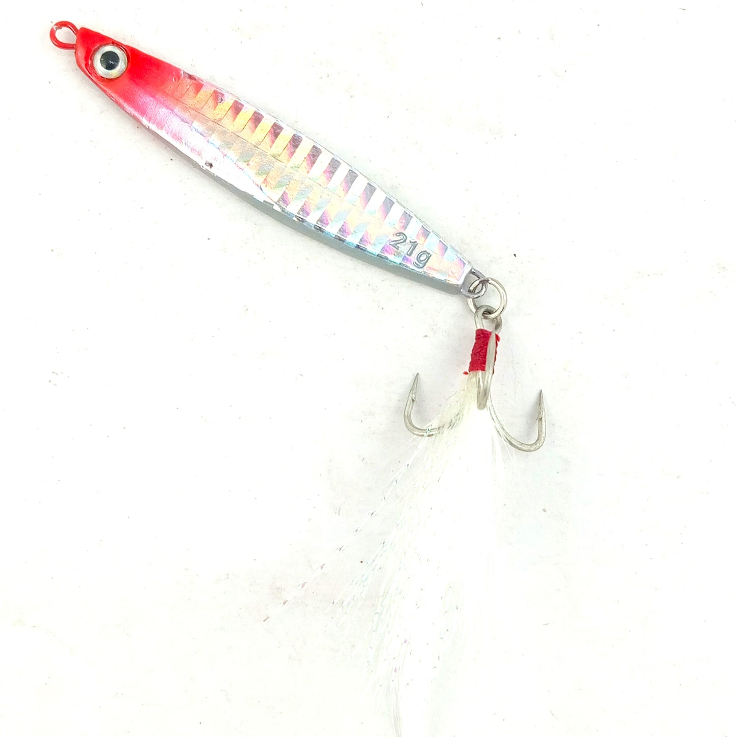 Affordable Jigs Lures with Teaser Treble Hooks | 21g,30g,40g