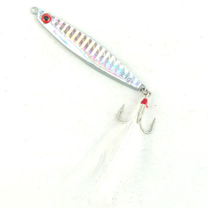 Affordable Jigs Lures with Teaser Treble Hooks | 21g,30g,40g