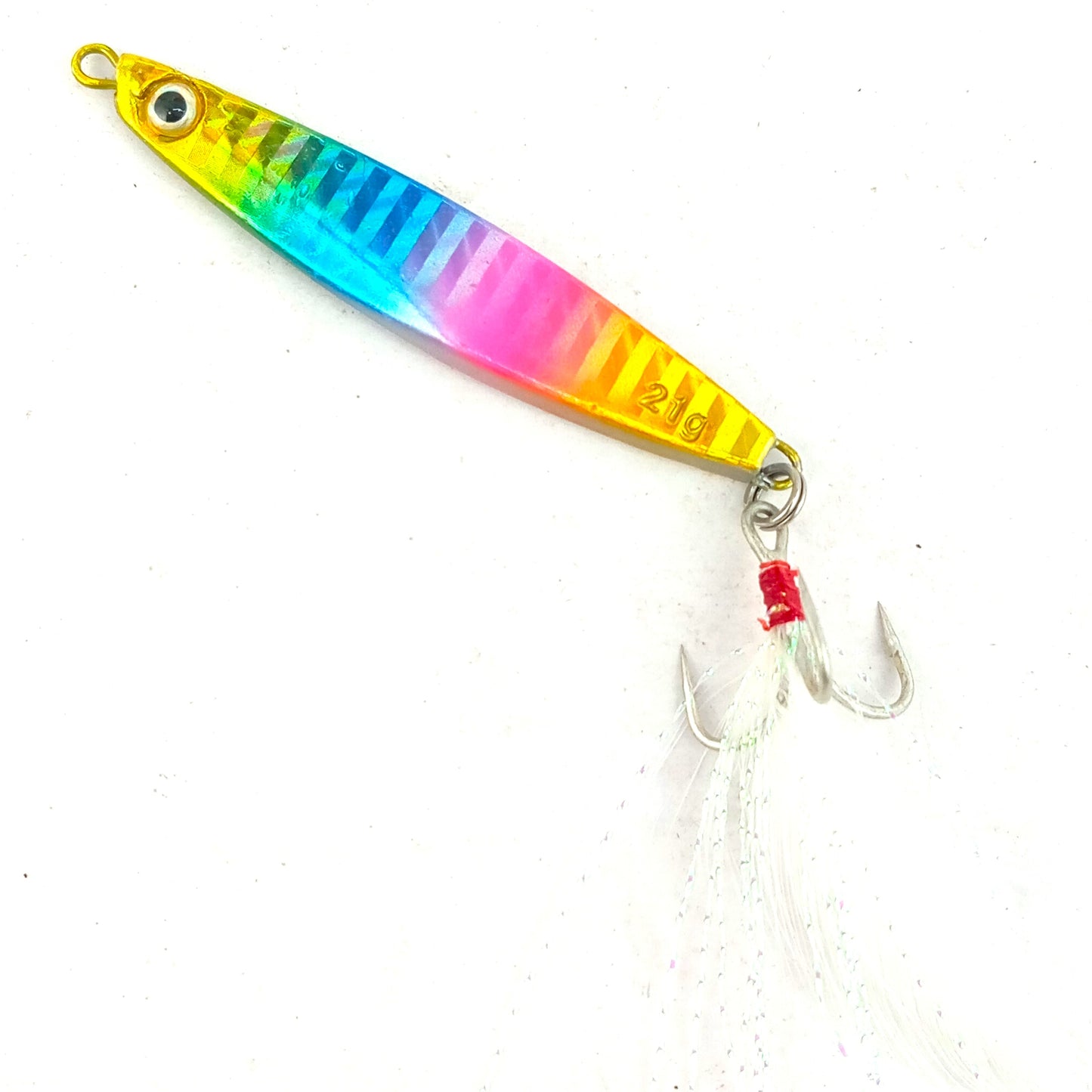 Affordable Jigs Lures with Teaser Treble Hooks | 21g,30g,40g