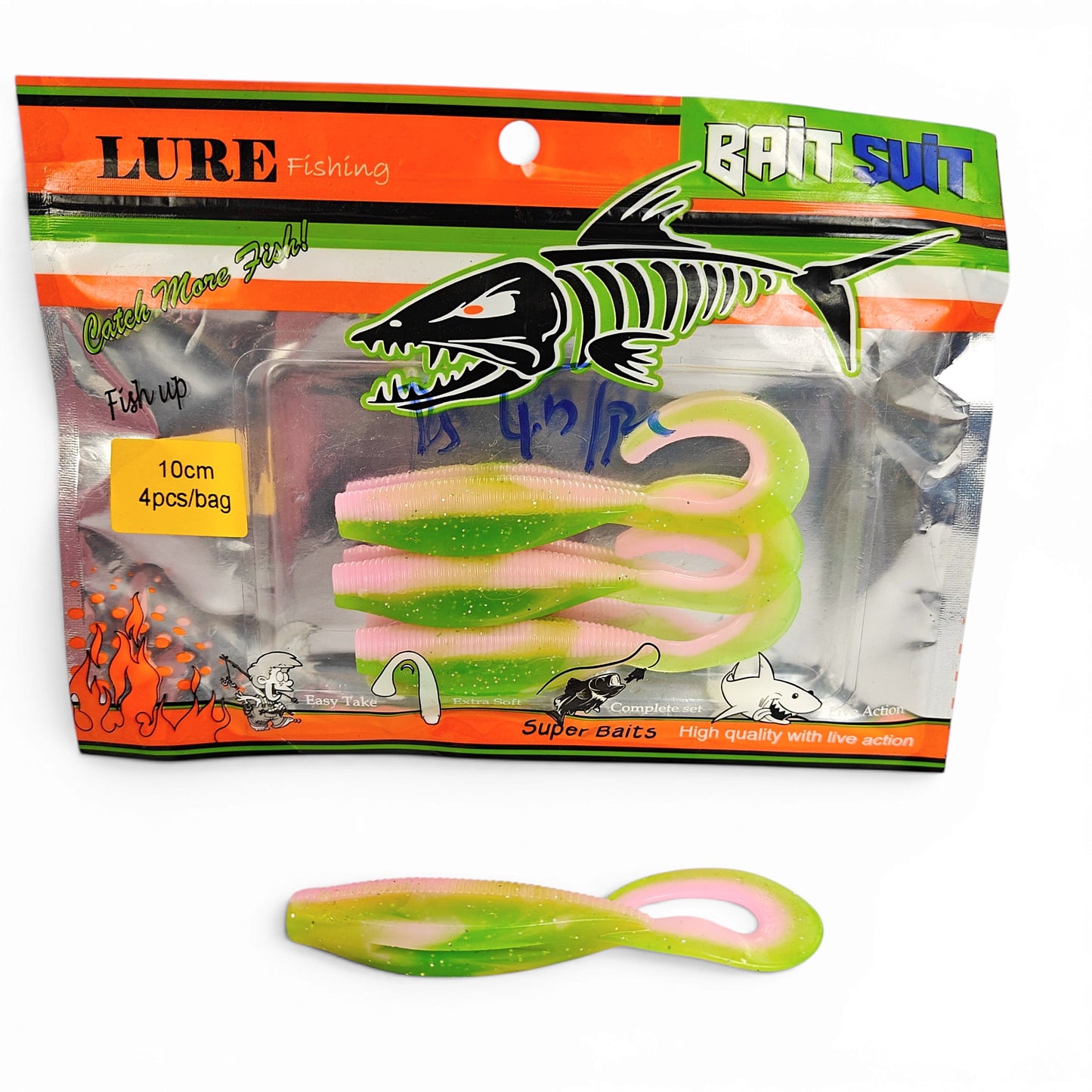 Affordable Curly Tail Soft Lure 4 inch
