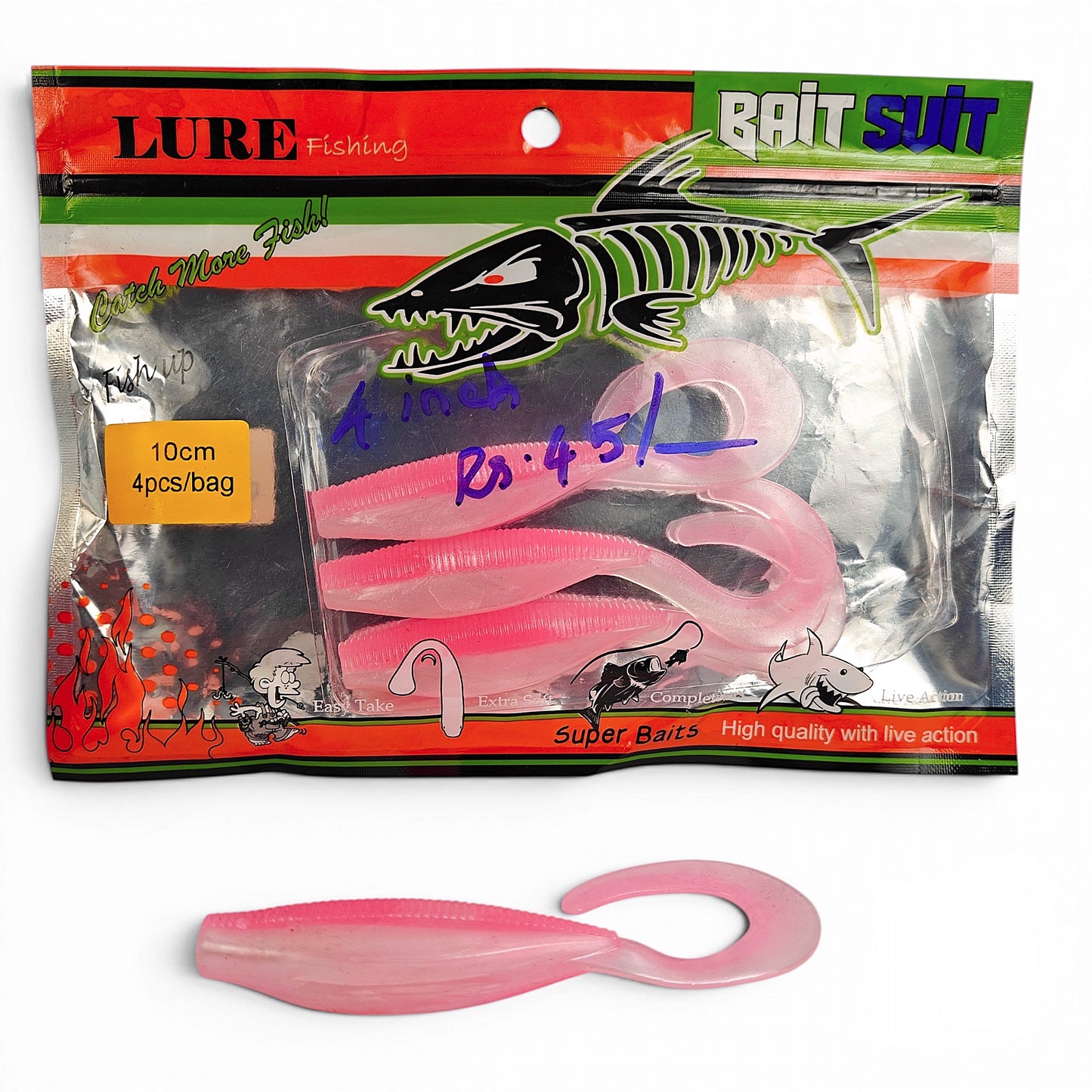 Affordable Curly Tail Soft Lure 4 inch