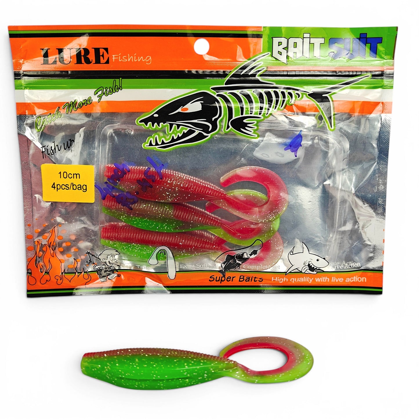 Affordable Curly Tail Soft Lure 4 inch
