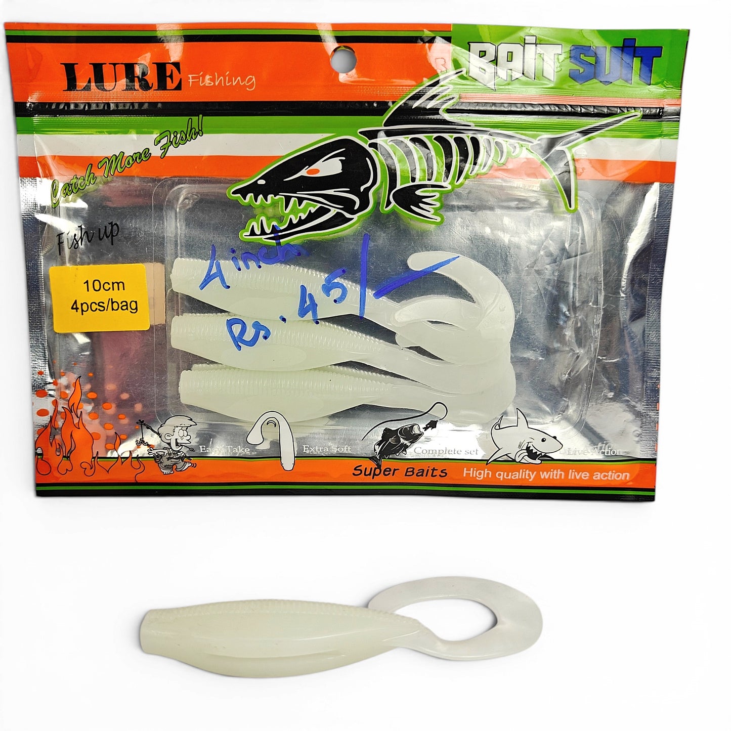 Affordable Curly Tail Soft Lure 4 inch