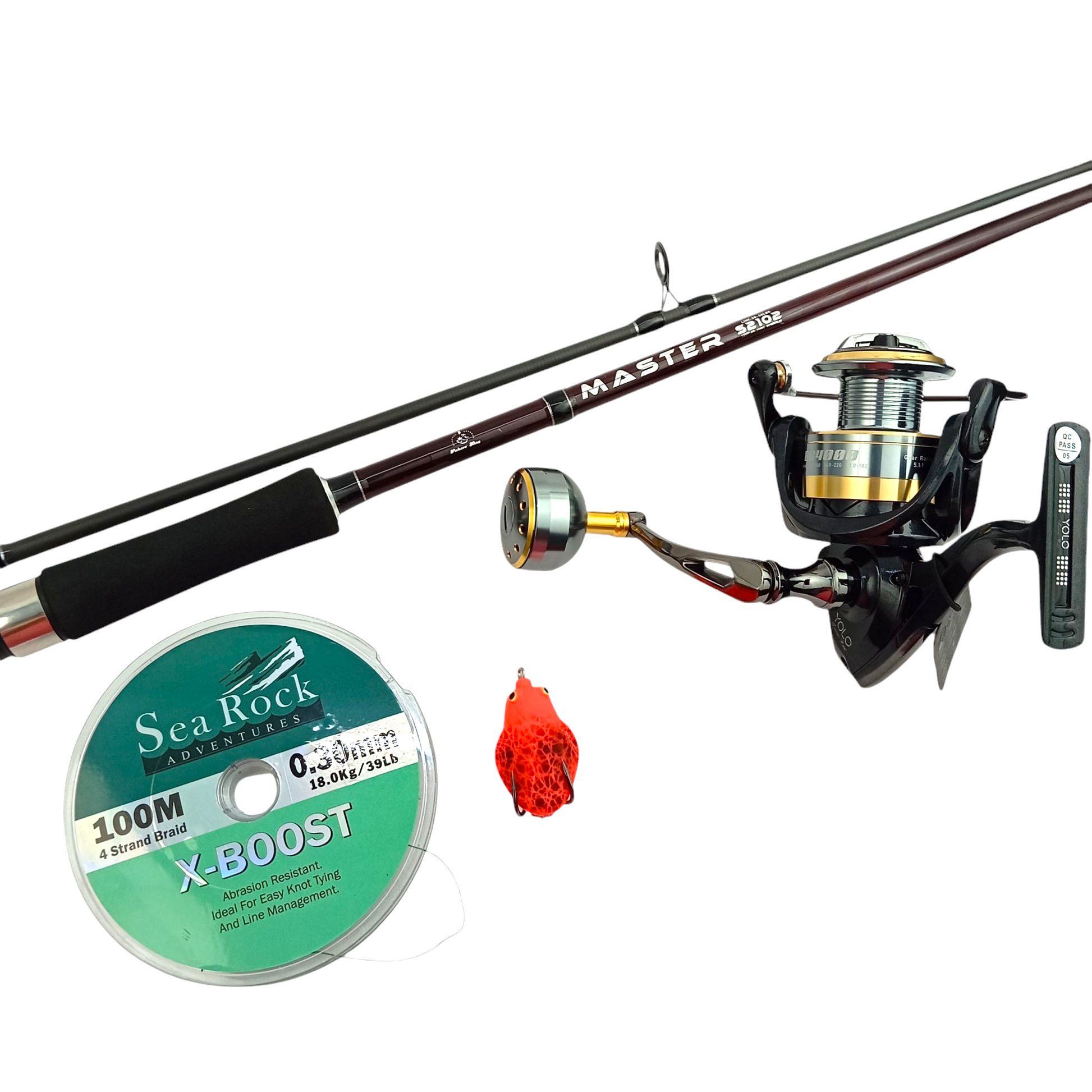 fish master reels Affordable Master Rod And Yolo BG 4000 Reel Fresh Water Fishing Combo – Fish With Hanish Tackles